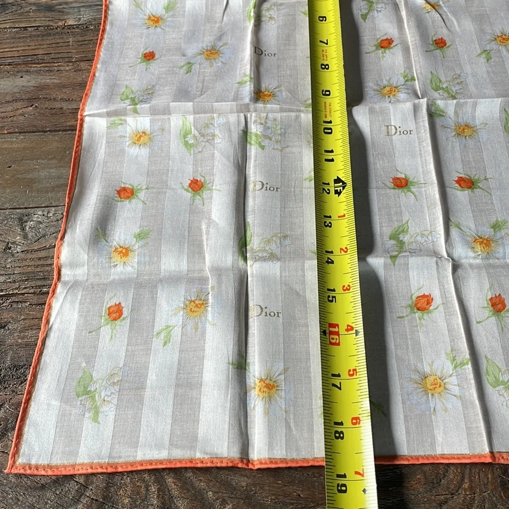 Vintage‎ Dior floral scarf NWT